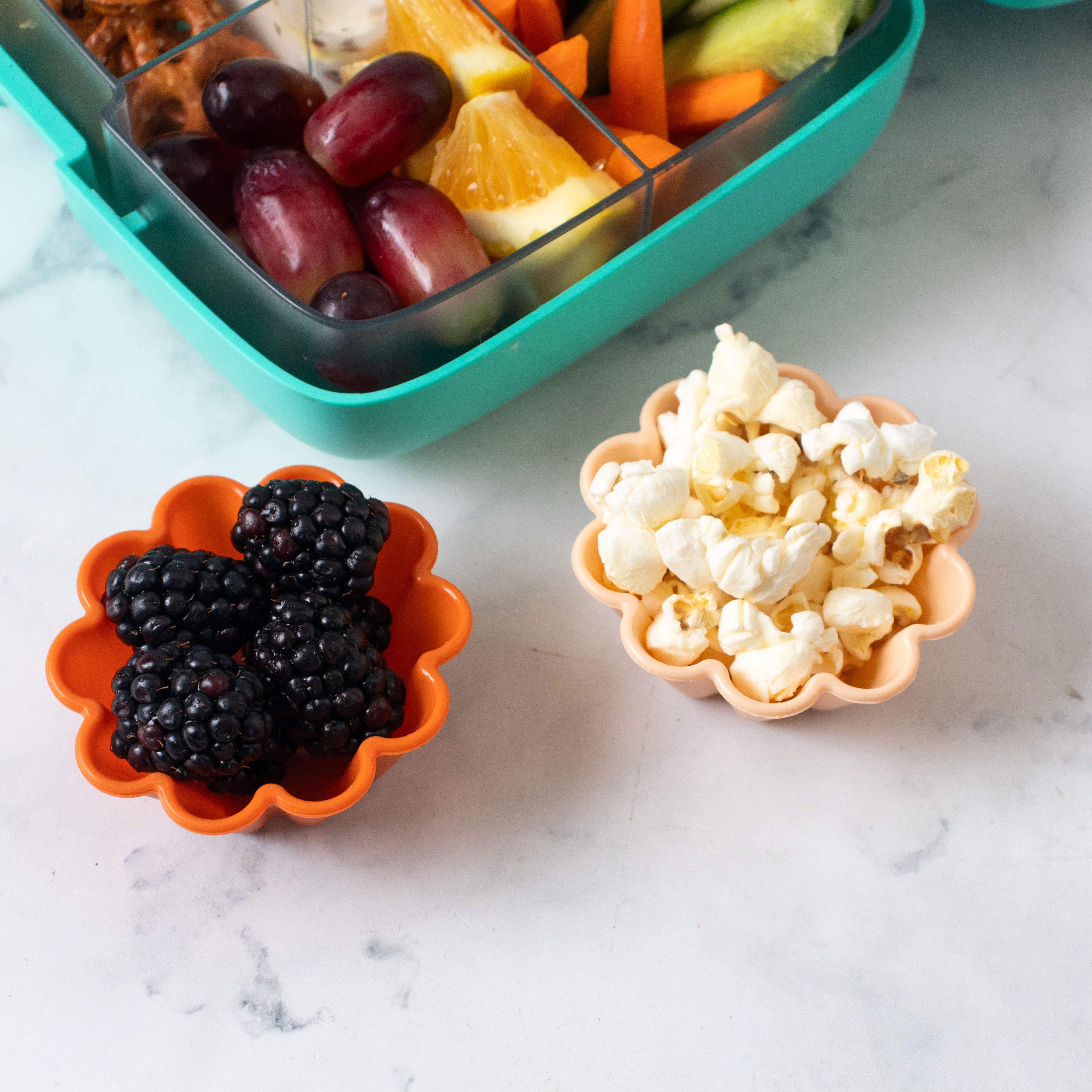 Flower silicone cups